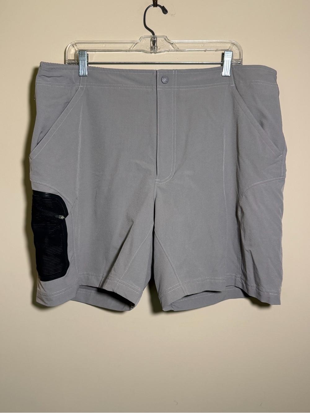L.L.Bean Men’s XL Padded Cycling Shorts Gray Bike Liner MTB Performance